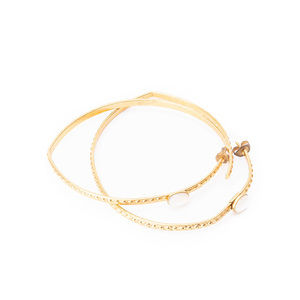 Ela Stone Earrings Men Ghost White